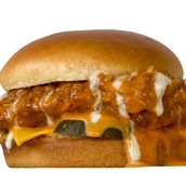 Fire Chicken Burger