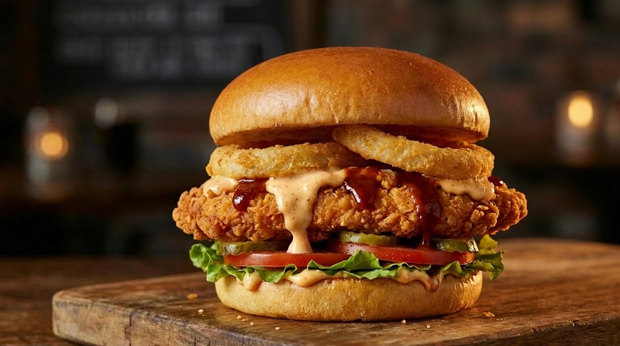 Spicy Korean BBQ Burger