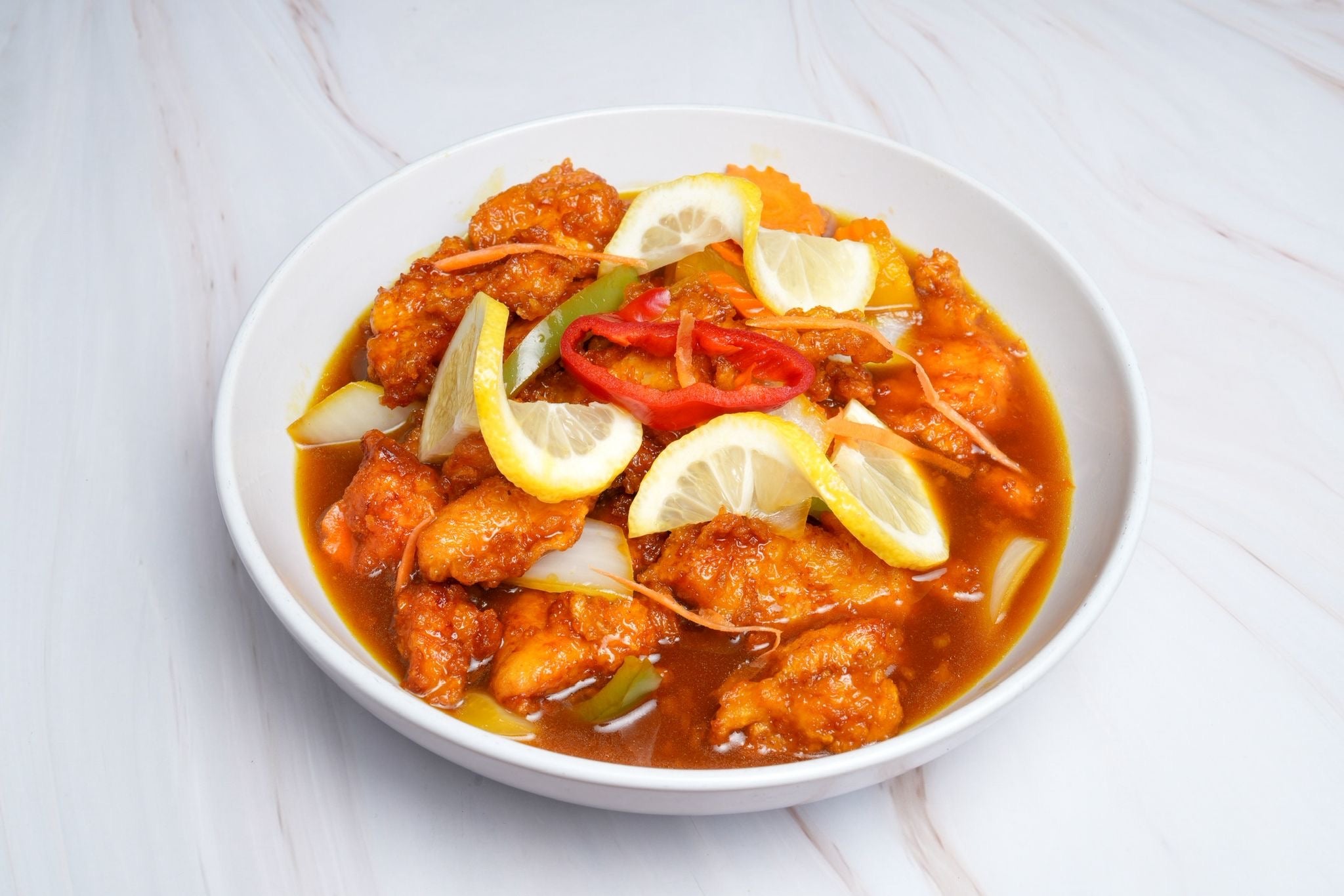 Honey and lemon chicken