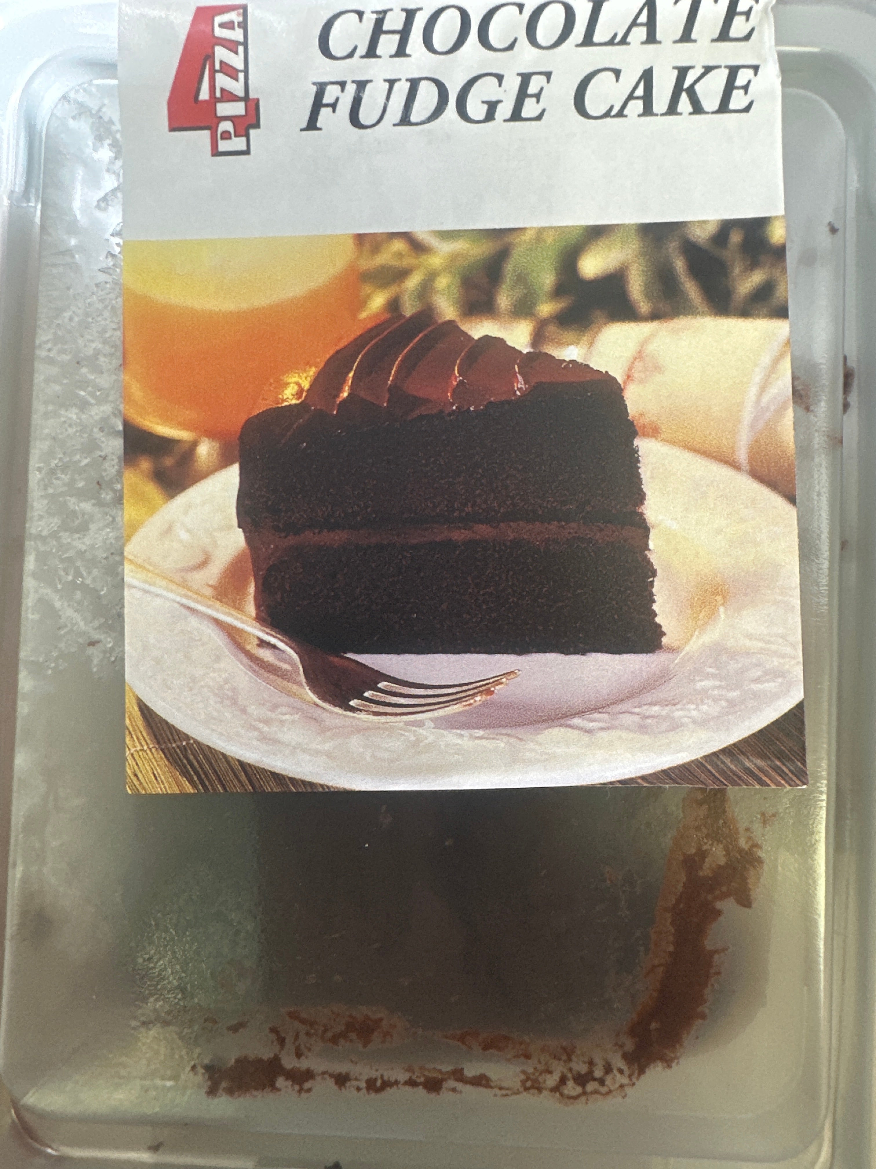 Chocolate Fudge Cake
