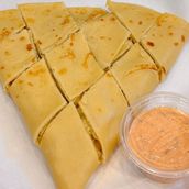 Breakfast halloumi crepe
