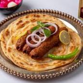 Seekh Kabab Paratha (Chicken or Mutton) 2 pcs + 1 Paratha