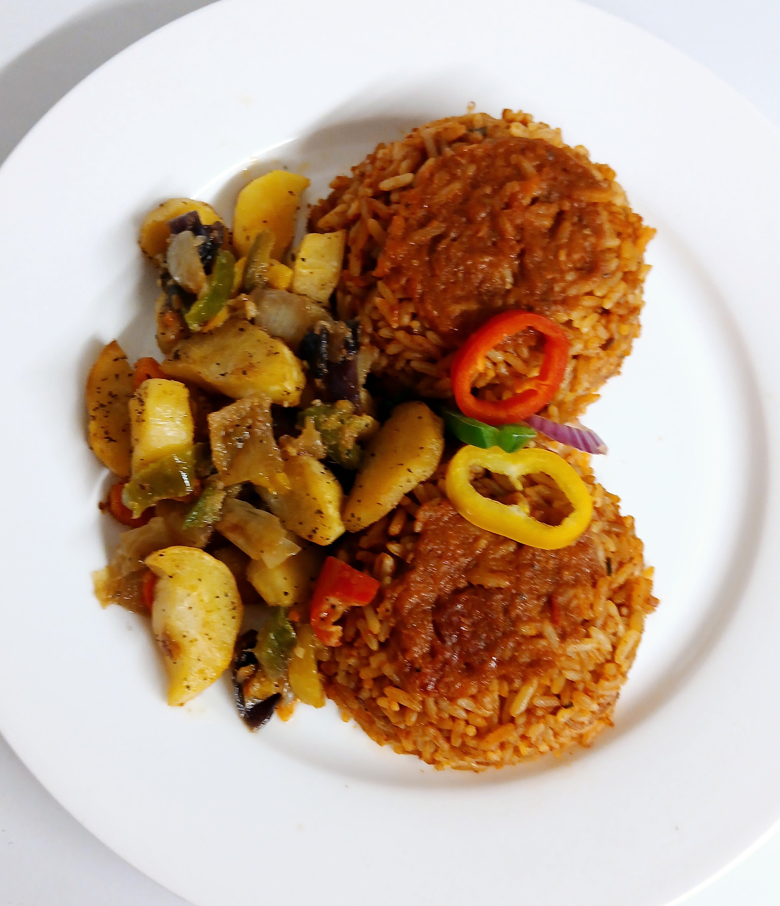 Vegetarian/ Vegan Jollof rice