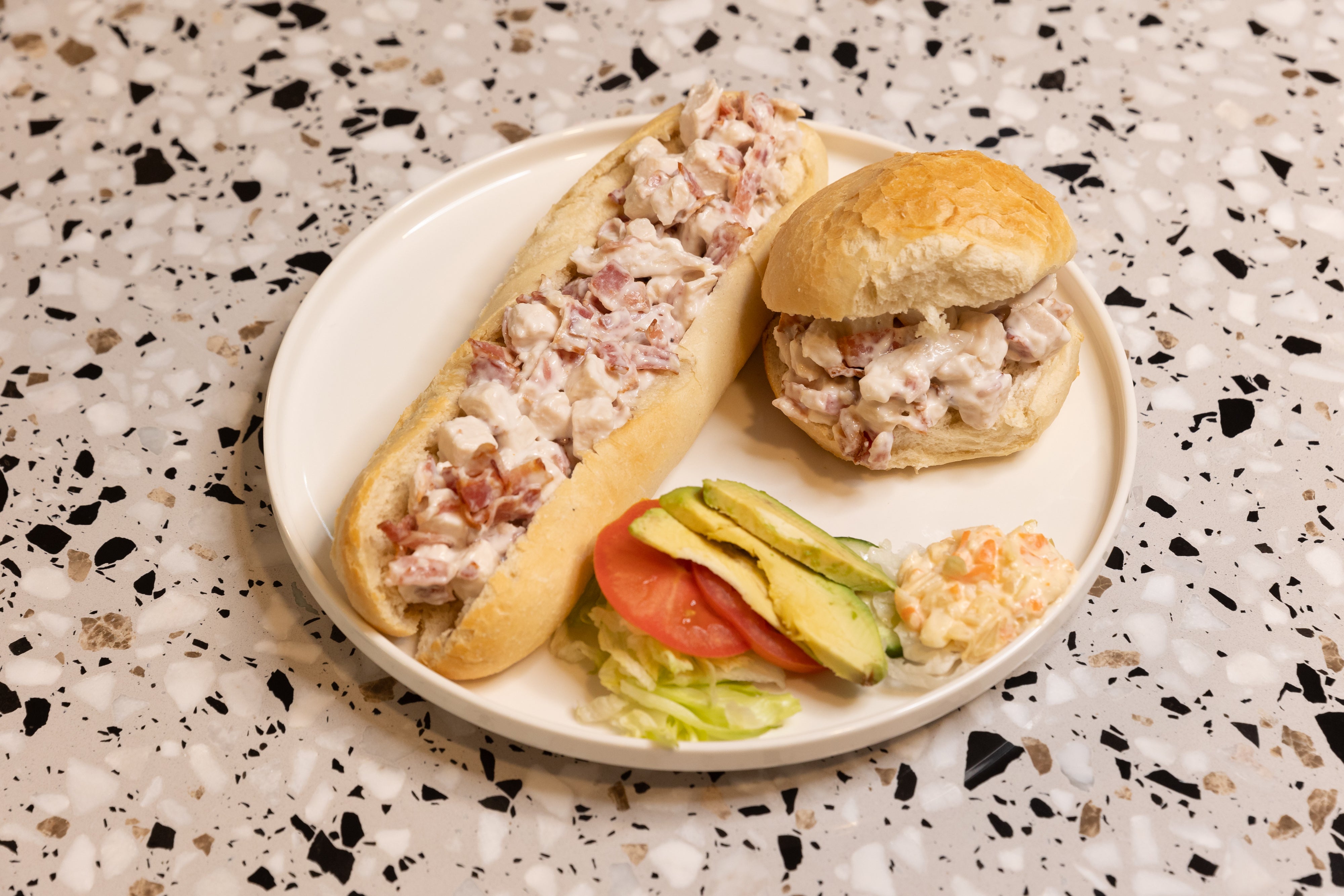 Chicken Mayo Bacon Mix Baguette