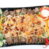 Mutton Tikka With Rice
