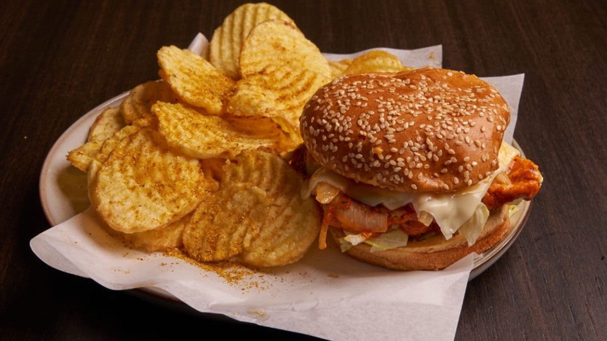 Grilled Chicken Burger Meal