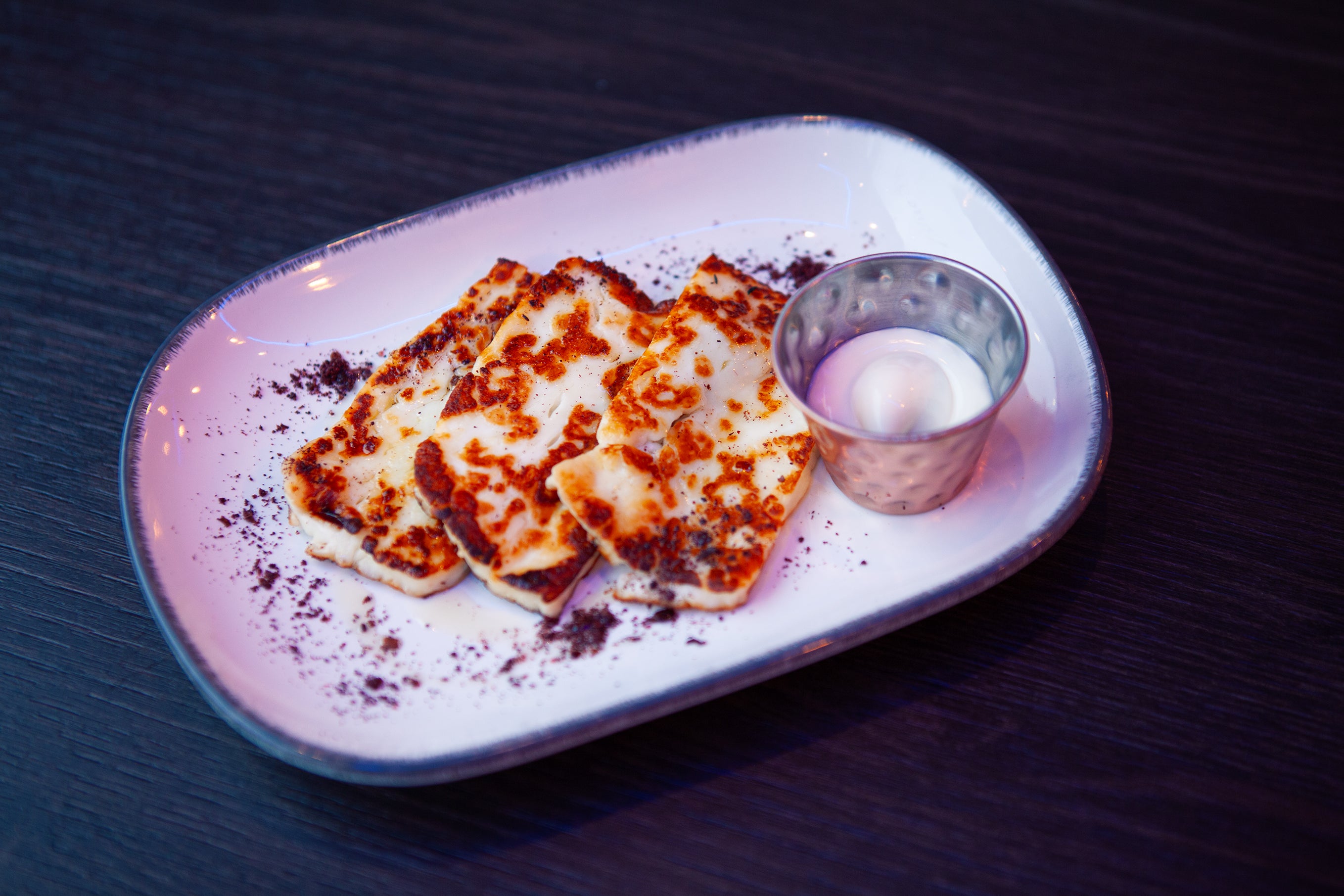 Pan-Fried Halloumi Cheese