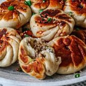Fried Salmon Momos