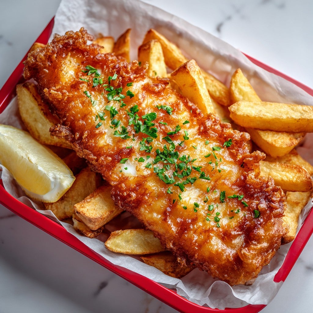 Fish and chips 🐟🍟