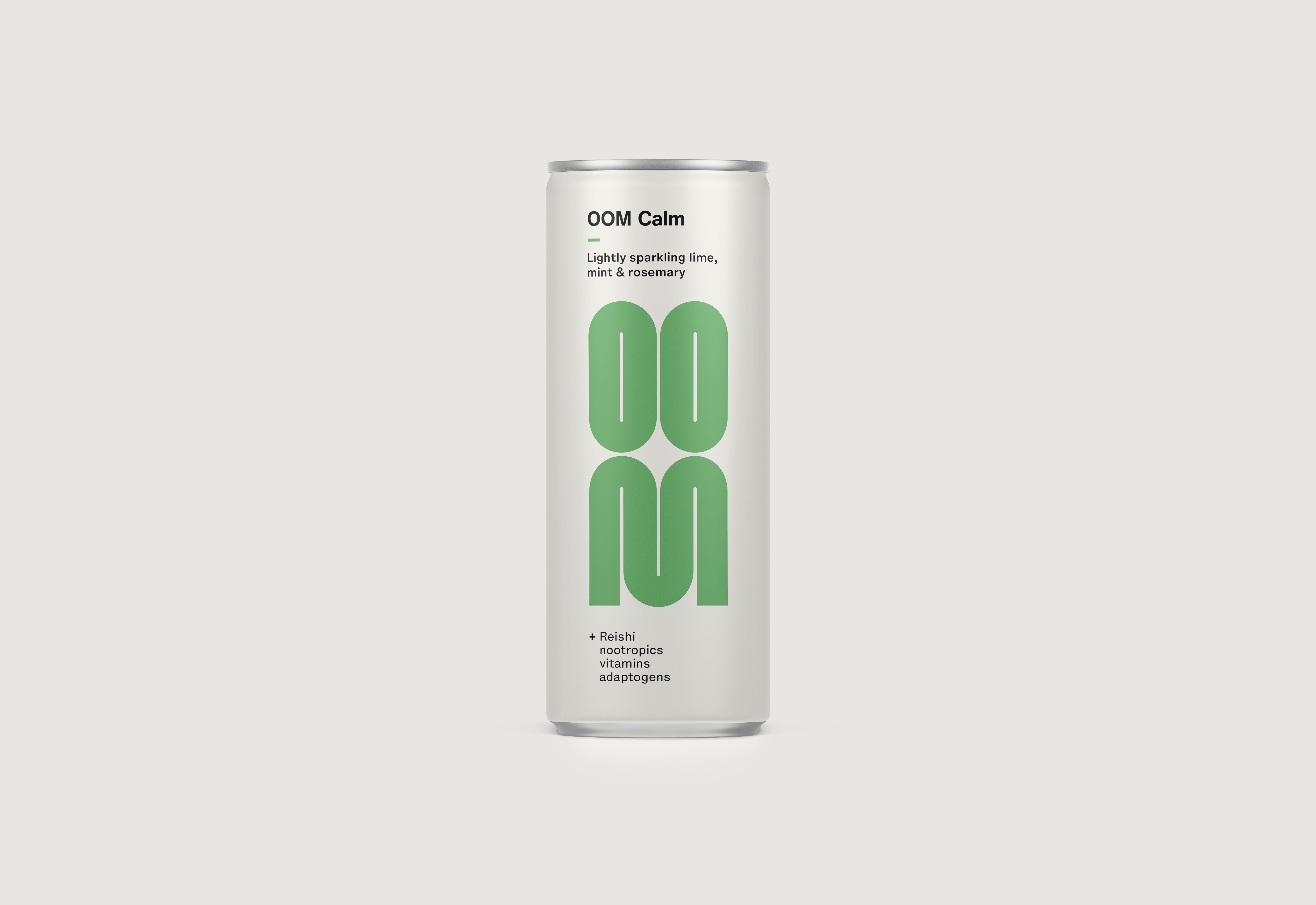 Oom Calm: Lime, Mint & Rosemary (Mushroom Drink Oooo) - 250ml