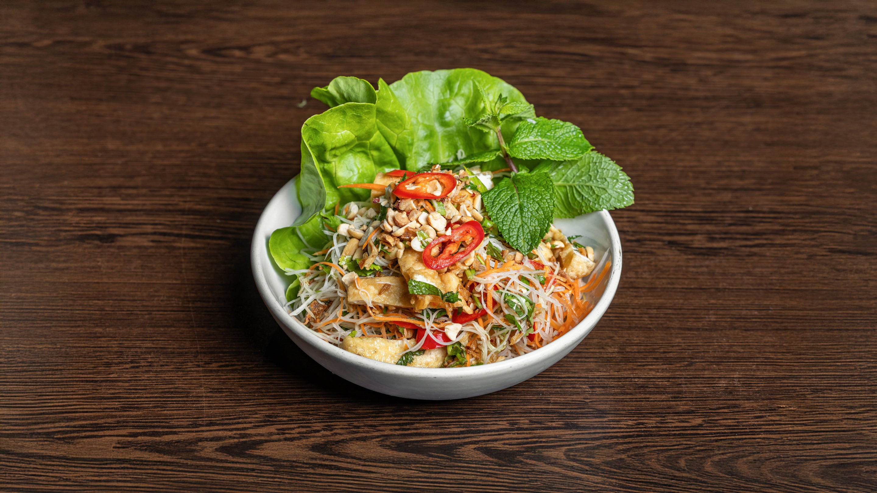 Tofu Papaya salad