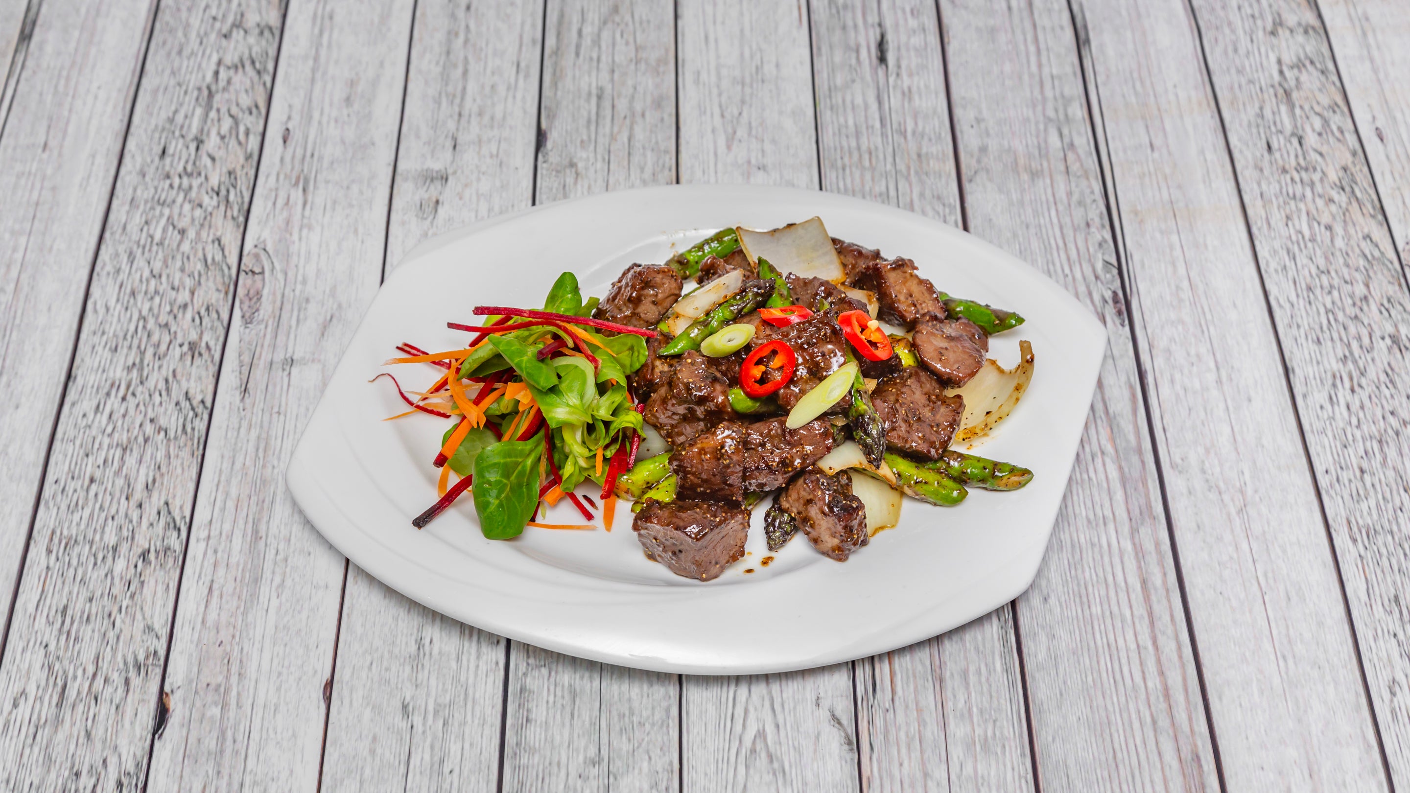 Fillet Steak in Black Pepper Sauce 黑椒牛柳