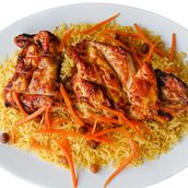 Half Chicken B.B.Q with Bukhari Rice