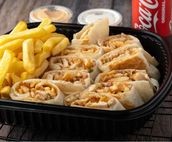 Super chicken shawarma meal