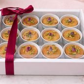 Basbousa with cream