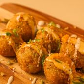 Potato and Corn Cheese Balls