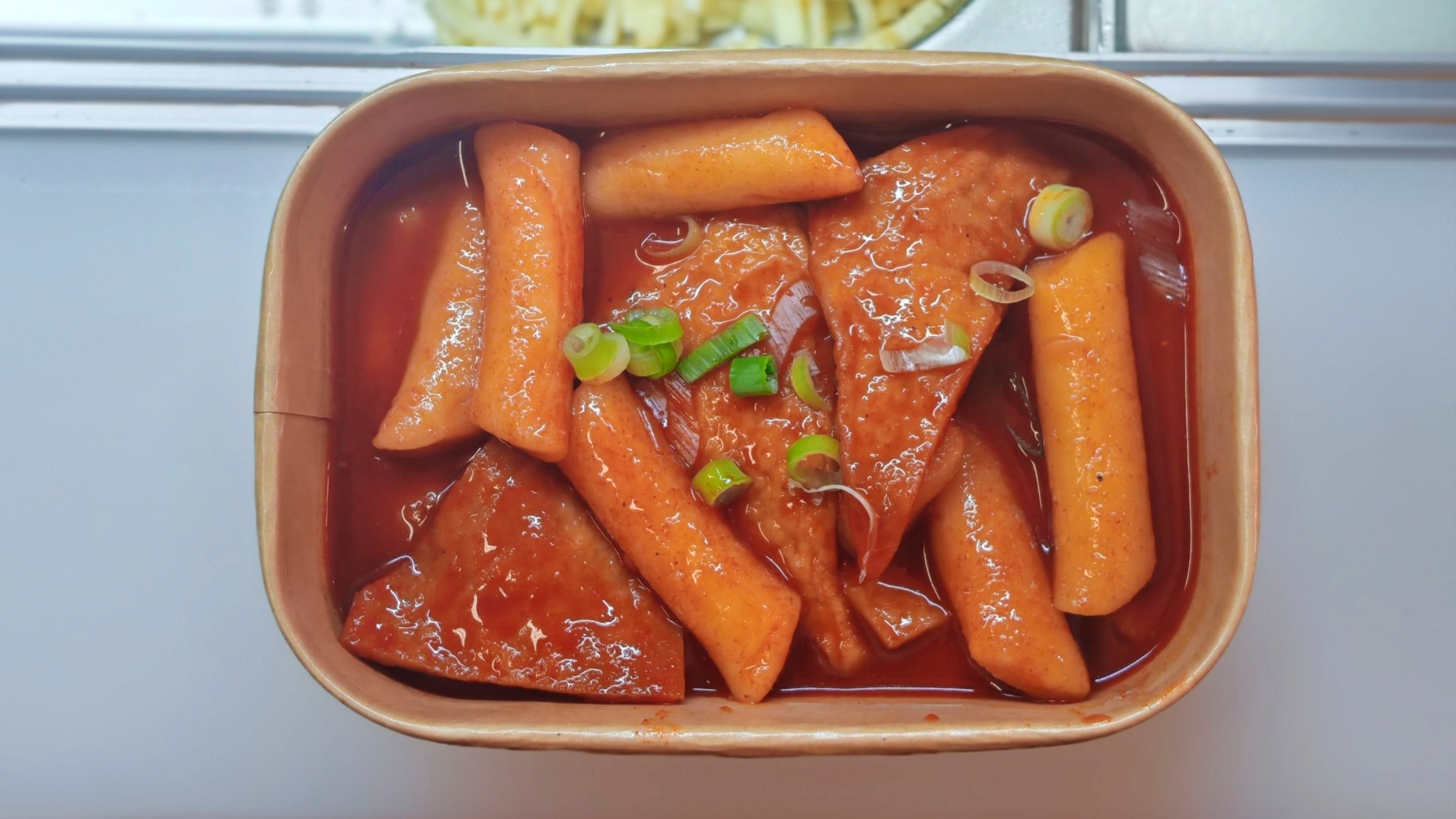Spicy Korean Rice Cakes (Tteokbokki)