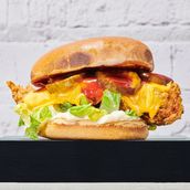 Cluckin' Chilli Hot Chicken Burger🌶