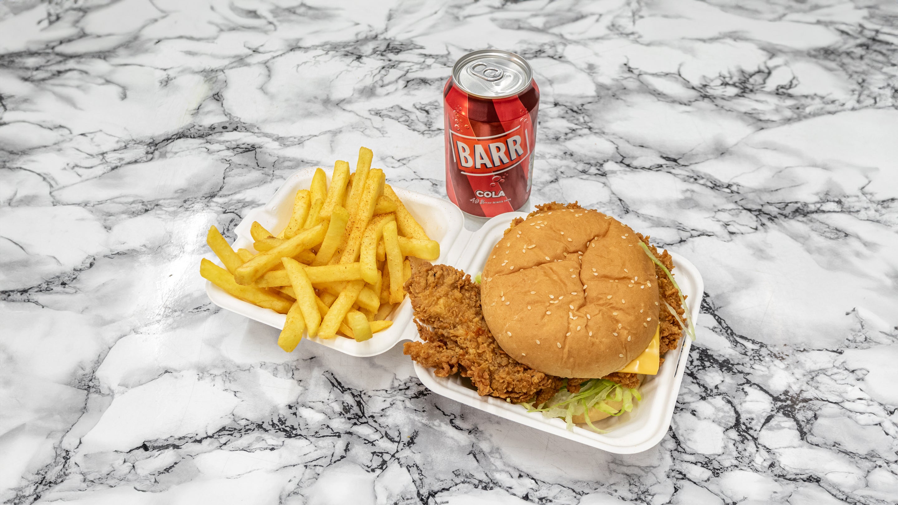 Single Chicken Burger Meal