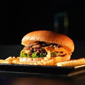 mushroom Beef burger