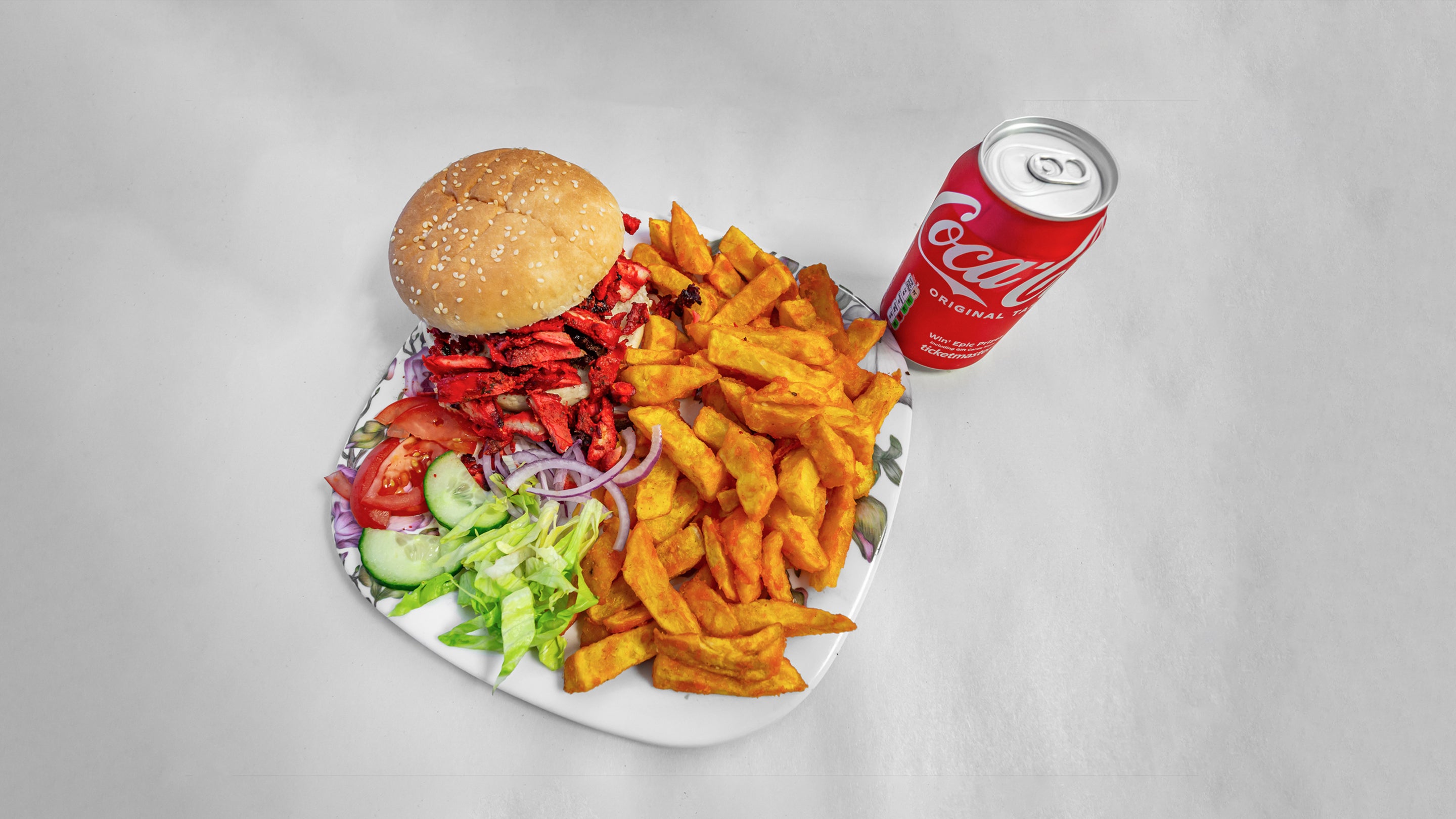 Chicken Kebab Burger