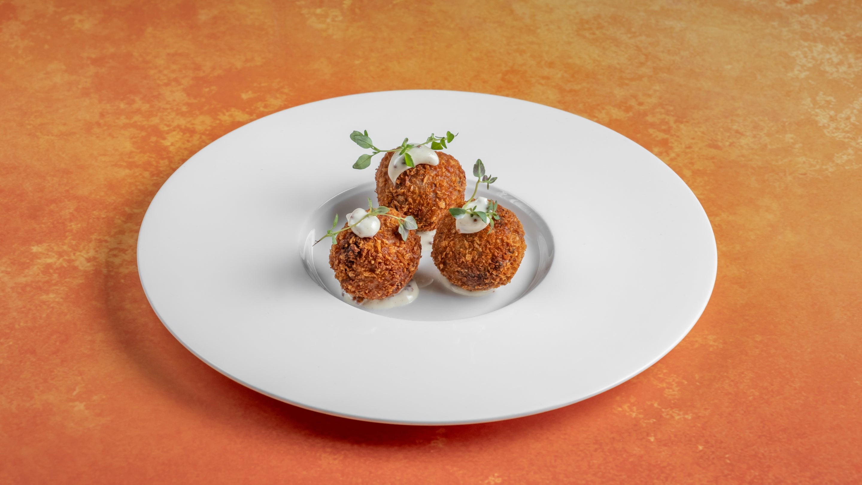 Mushrooms arancini
