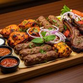 Zaiqa BBQ Platter (half)