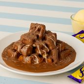 24 Mini Flake Chocolate Waffles