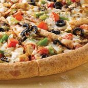 Veg Pizza and Chicken