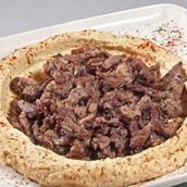 Hummus Plate With Meat