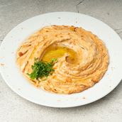 Hummus with Muhammara