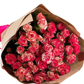 Double Colour Baby Rose Bouquet