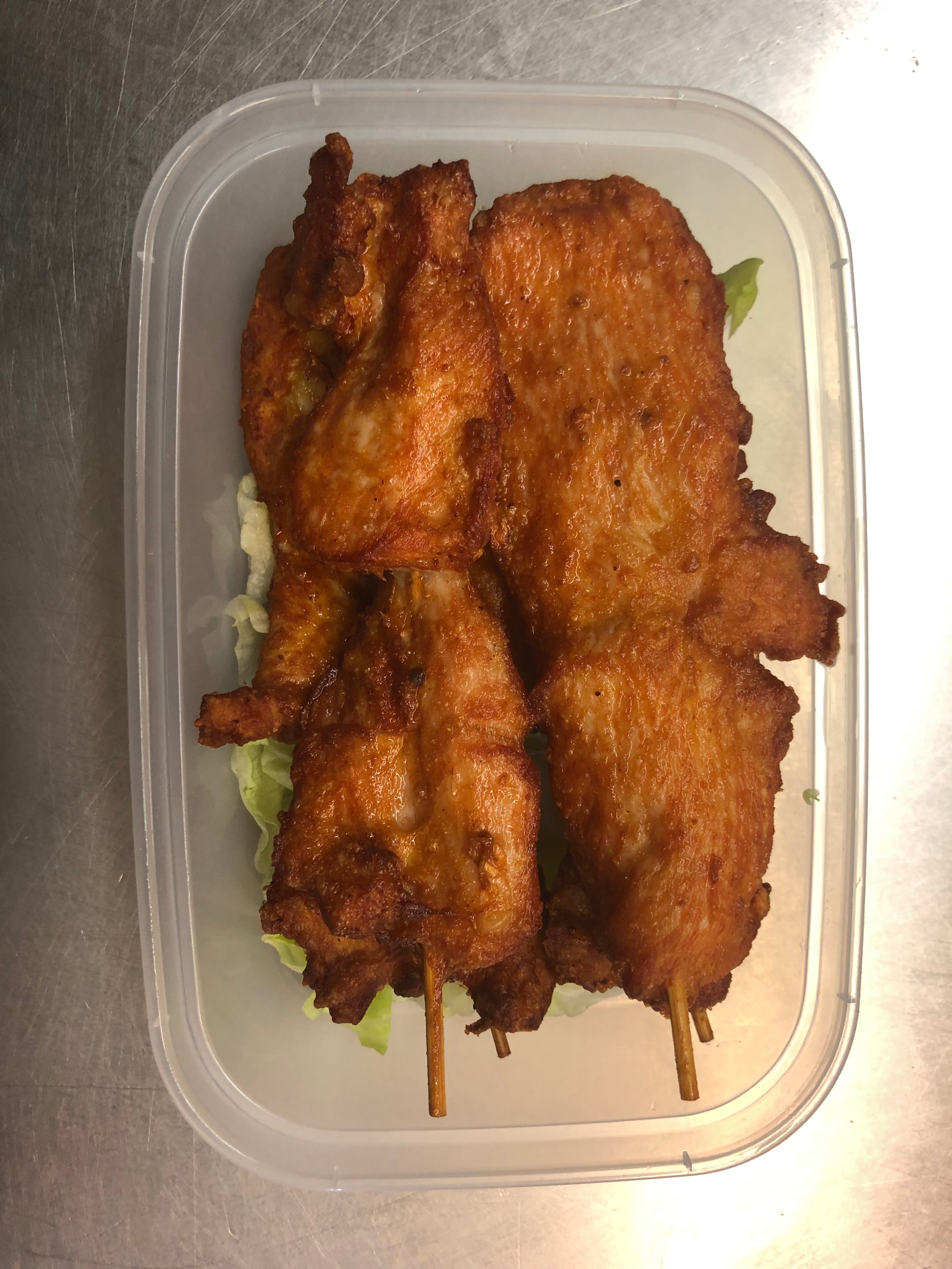 Satay CHicken on Skewers (4 Pieces)串鸡