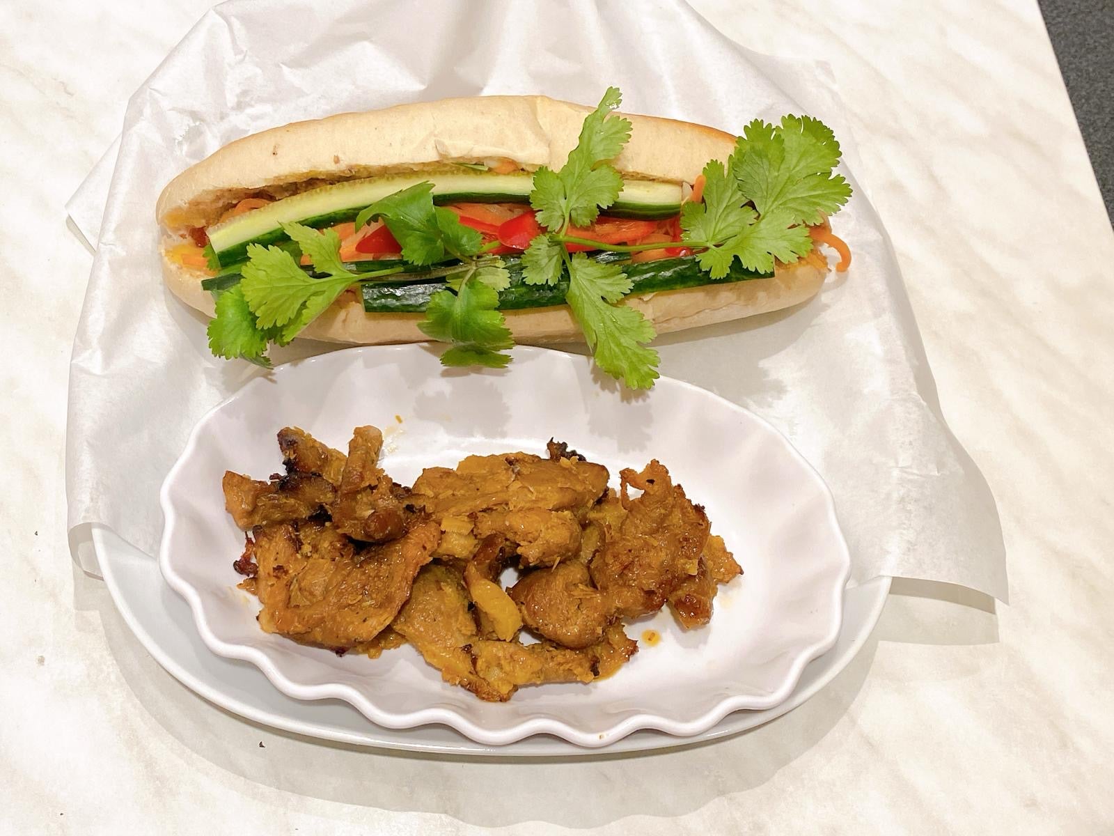 Grilled Pork Baguette