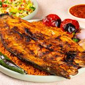 Sea Bass Fish with Rice