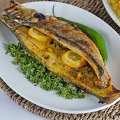 Double fish seabass