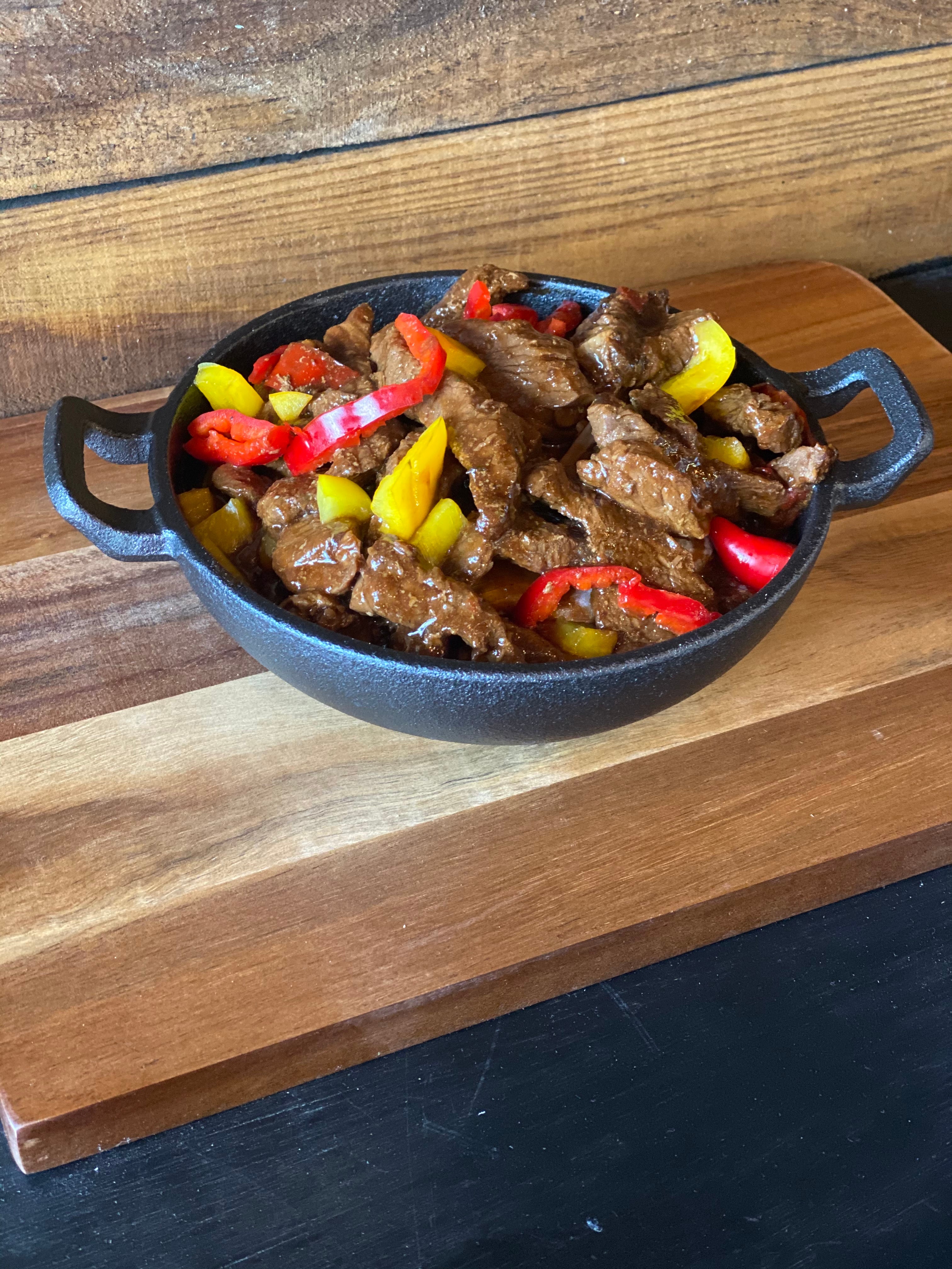 Pepper Steak Roti