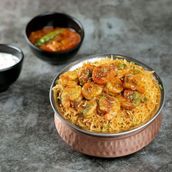 Prawns Biryani Dum Ki