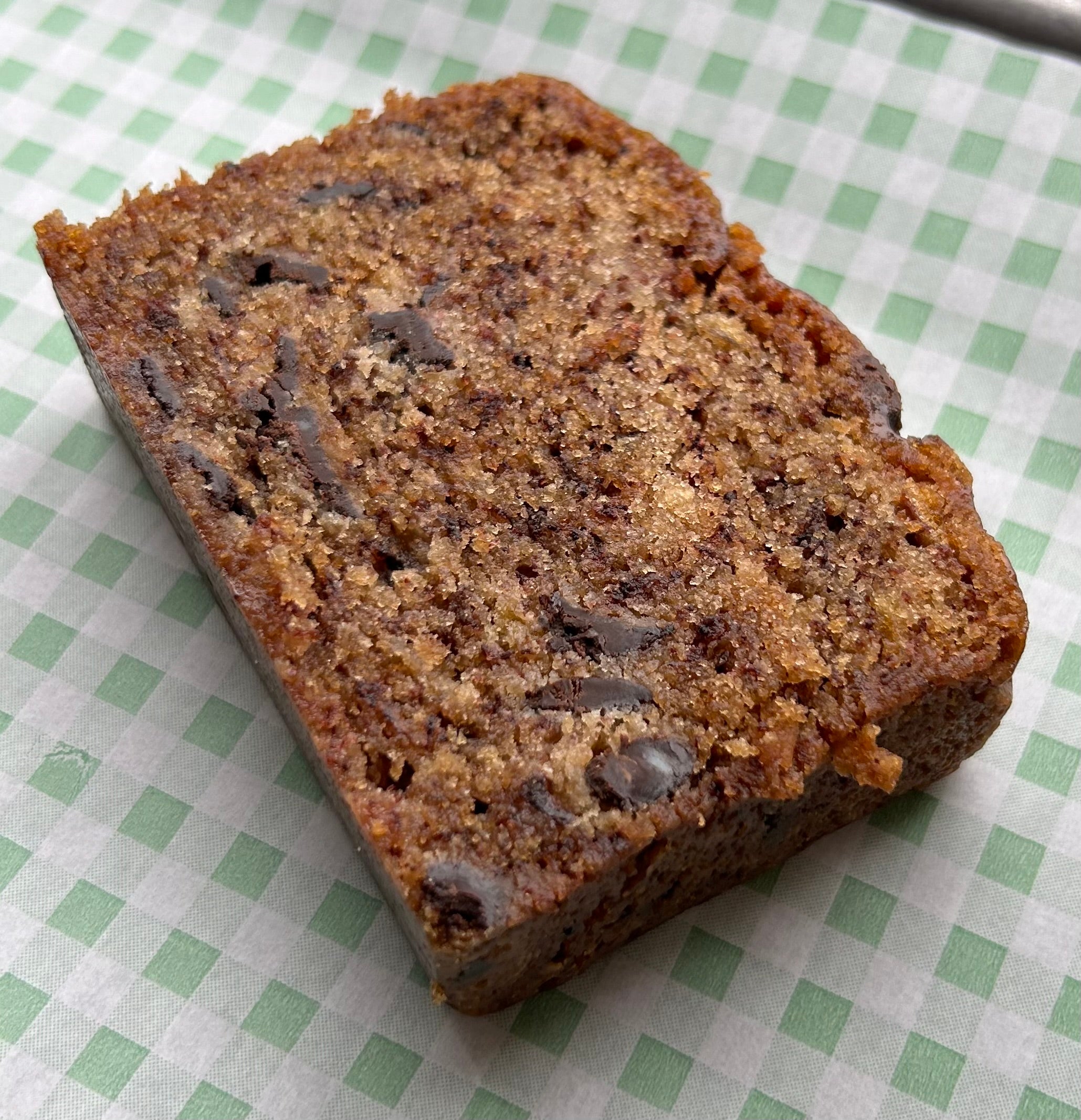 Vegan Banana and Chocolate Loaf Cake