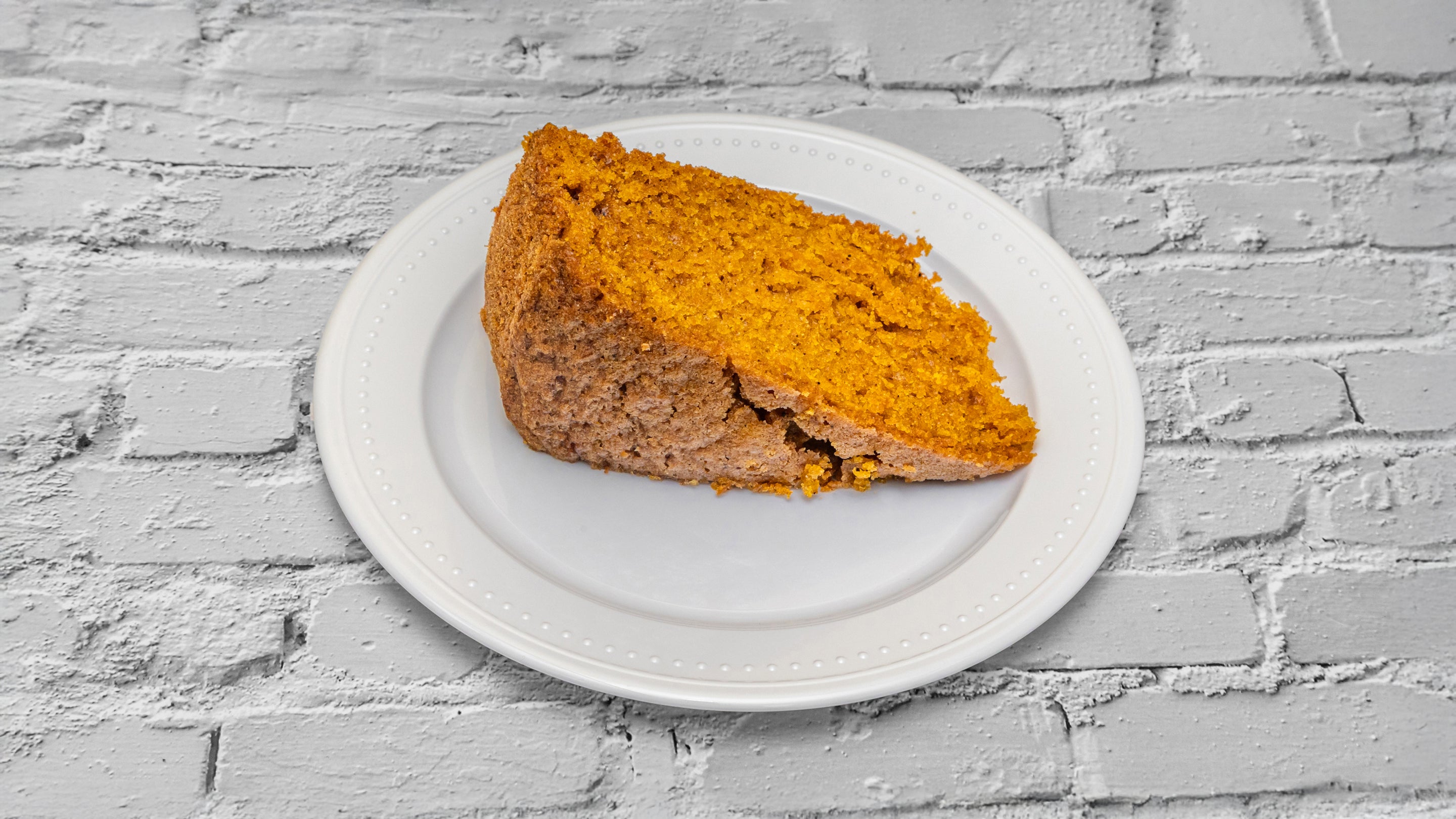 Carrot Cake Slice with Custard