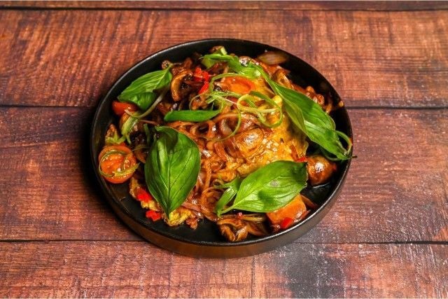 Thai Style Omelette (Vegetarian)