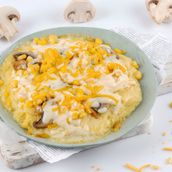 Mushroom With Mashed Potato