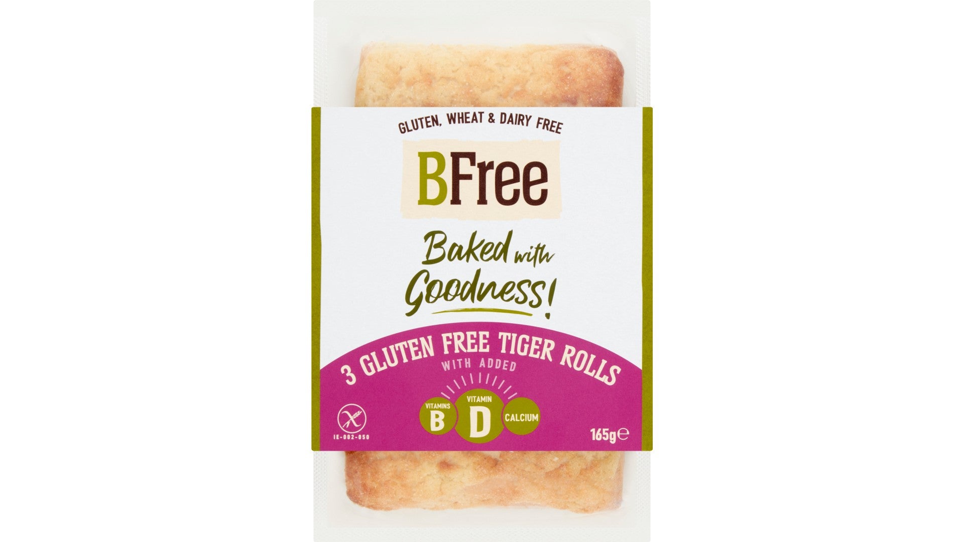 Bfree 3 Gluten Free Tiger Rolls 165g