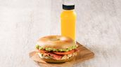 Bagel and Orange Juice