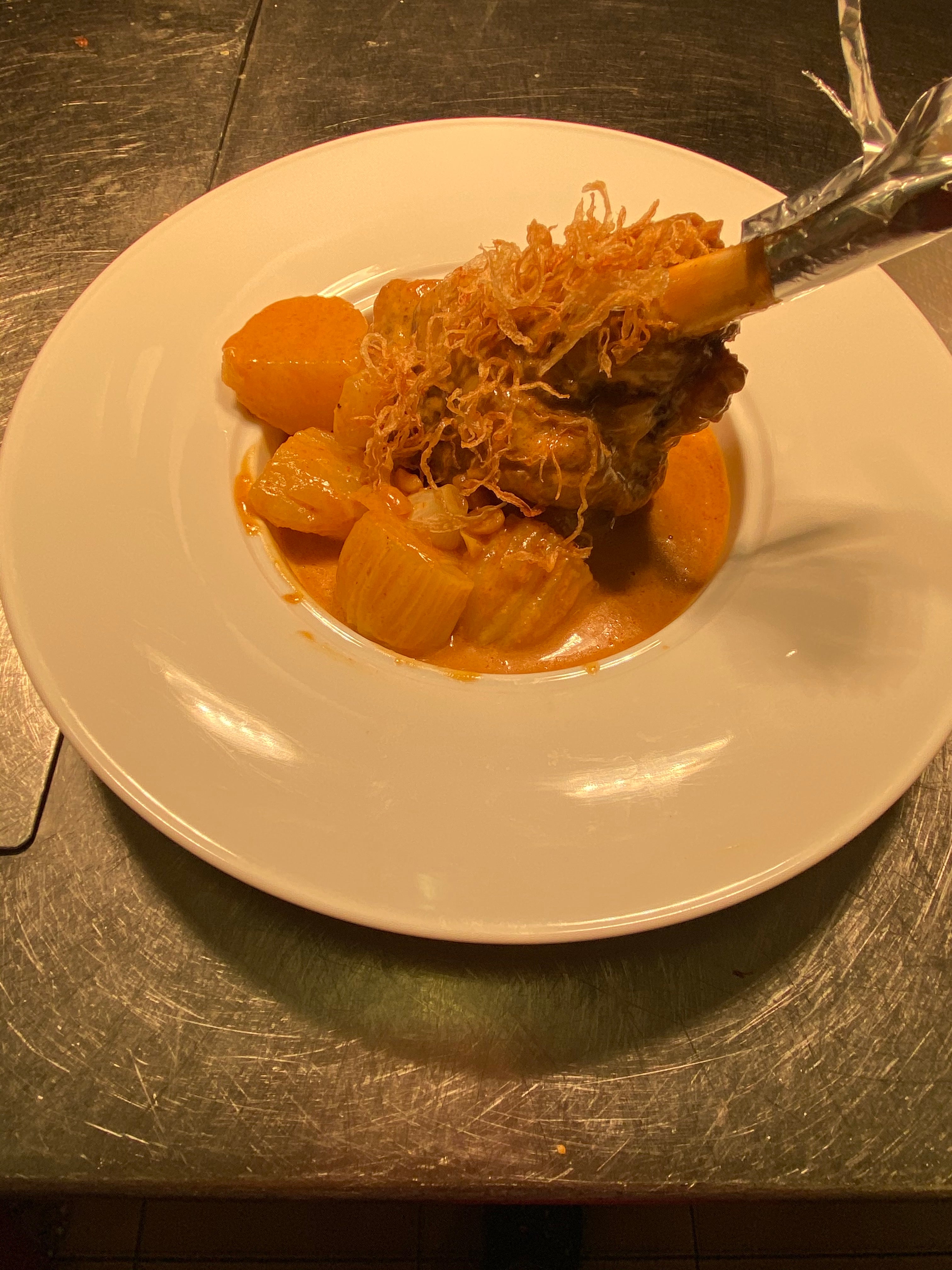 41. Lamb Shank in Massaman Curry Sauce
