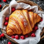 Raspberry Croissant Large Size 