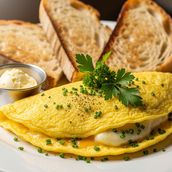 Omelette with Bread
