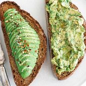 Avocado Toast With Vegies And Cheese