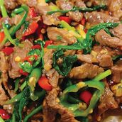 Stir-fried Yellow Beef