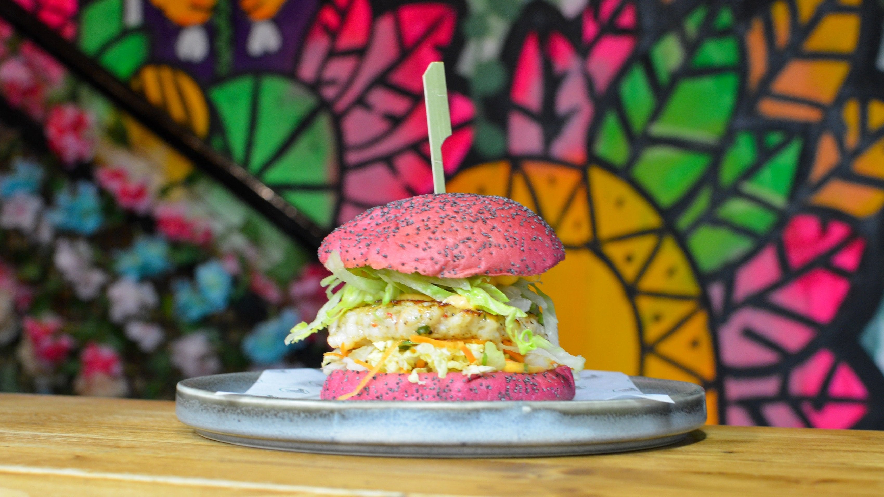 Tiger Prawns & Scallop Burger